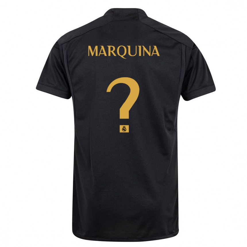 Mujer Fútbol Camiseta Guillermo Marquina #0 Negro Equipación Tercera 2023/24
