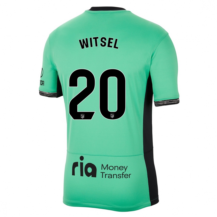 Mujer Fútbol Camiseta Axel Witsel #20 Primavera Verde Equipación Tercera 2023/24