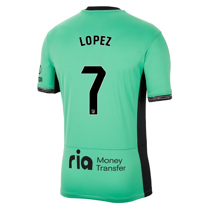 Mujer Fútbol Camiseta Maitane Lopez #7 Primavera Verde Equipación Tercera 2023/24