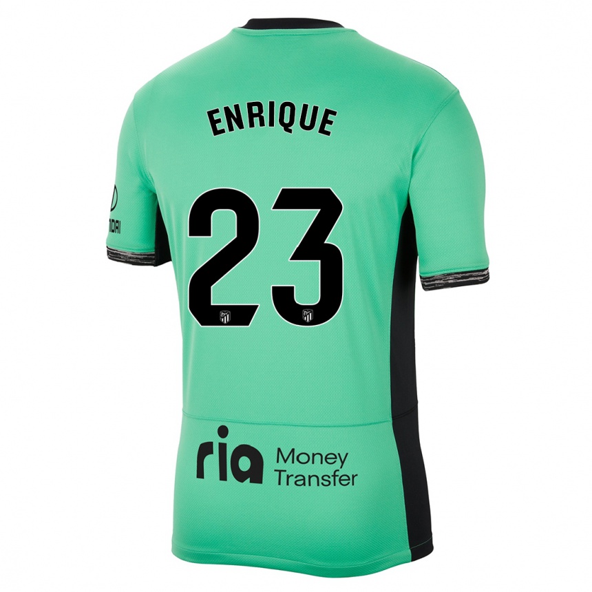 Mujer Fútbol Camiseta Gustavo Enrique #23 Primavera Verde Equipación Tercera 2023/24