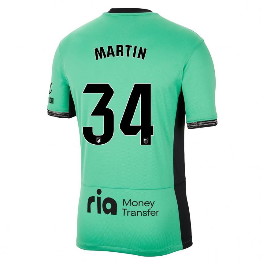 Mujer Fútbol Camiseta Carlos Martin #34 Primavera Verde Equipación Tercera 2023/24