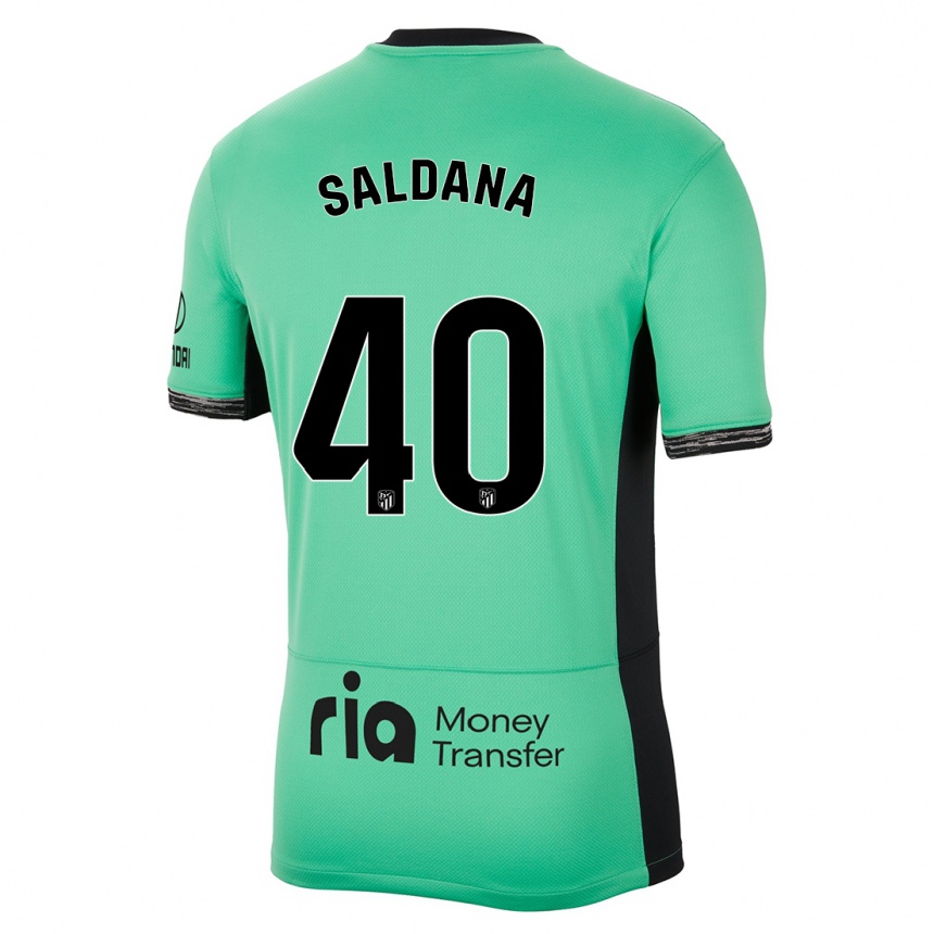 Mujer Fútbol Camiseta Jose Saldana #40 Primavera Verde Equipación Tercera 2023/24