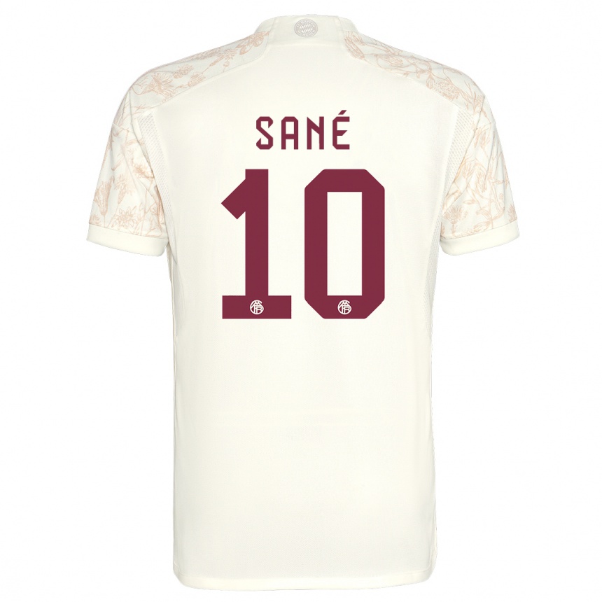 Mujer Fútbol Camiseta Leroy Sane #10 Blanquecino Equipación Tercera 2023/24