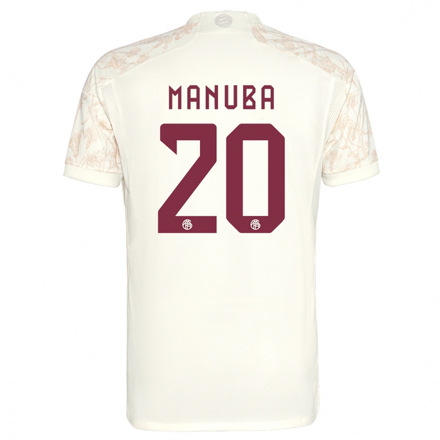 Mujer Fútbol Camiseta Vincent Manuba #20 Blanquecino Equipación Tercera 2023/24